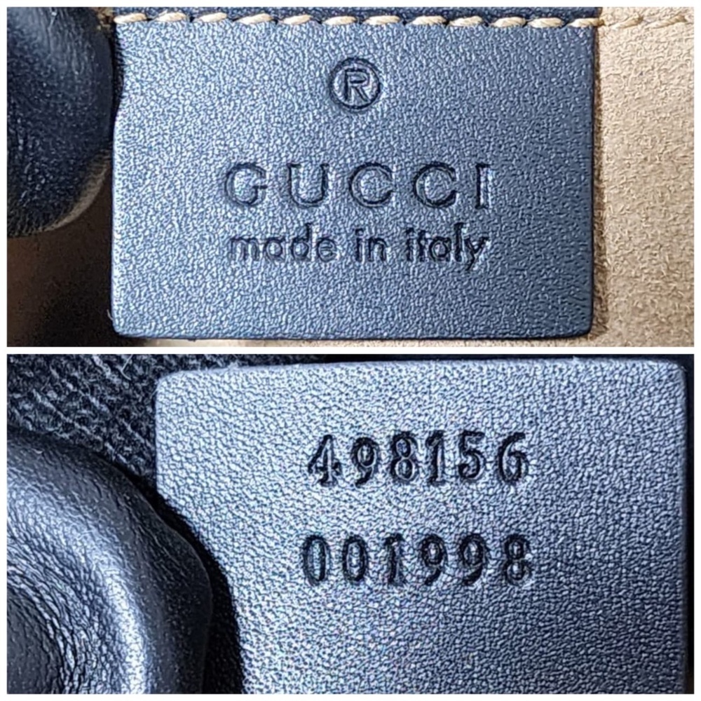 Authentic GUCCI GG Supreme Monogram Small Padlock Tote Black - Picture 8 of 14
